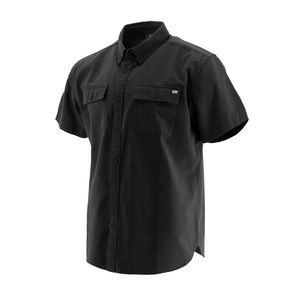 CAT Men's S Black Button Up Shirt - Brand New - Tags Included - Dress Shirt 🔥👀